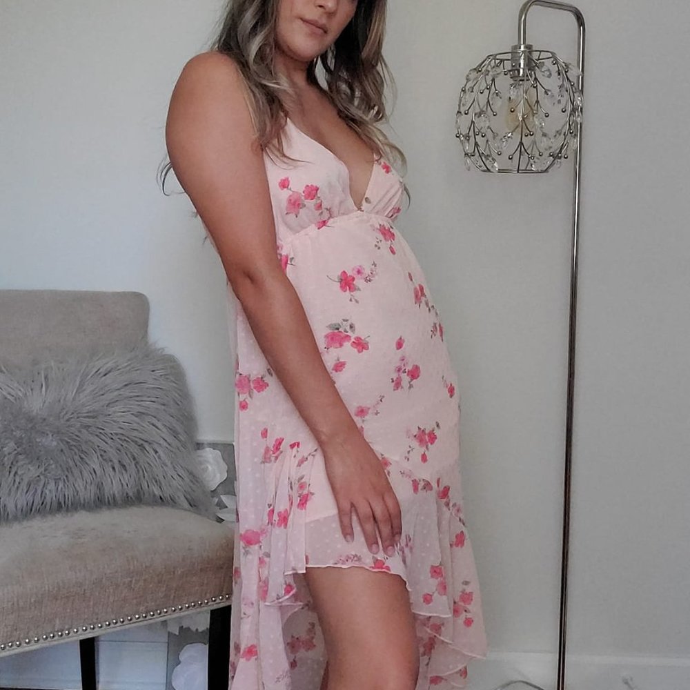 130. NWT Floral High-low Dress